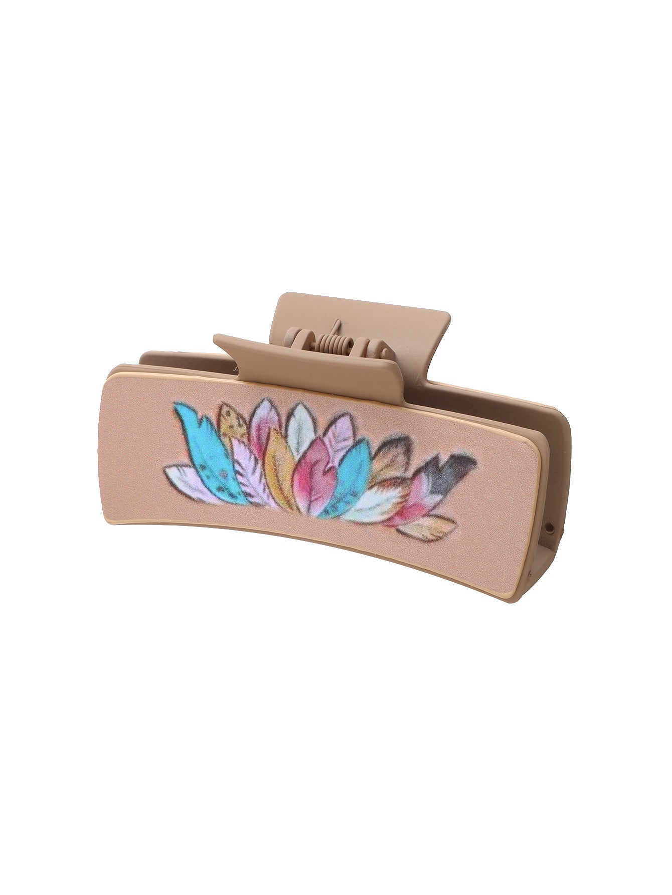 Wholesale Western Style MAMA Cactus HOWDY Sunflower Leather Hair Clip Shark Clip
